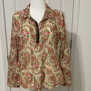Aratta Floral Paisley Blouse
